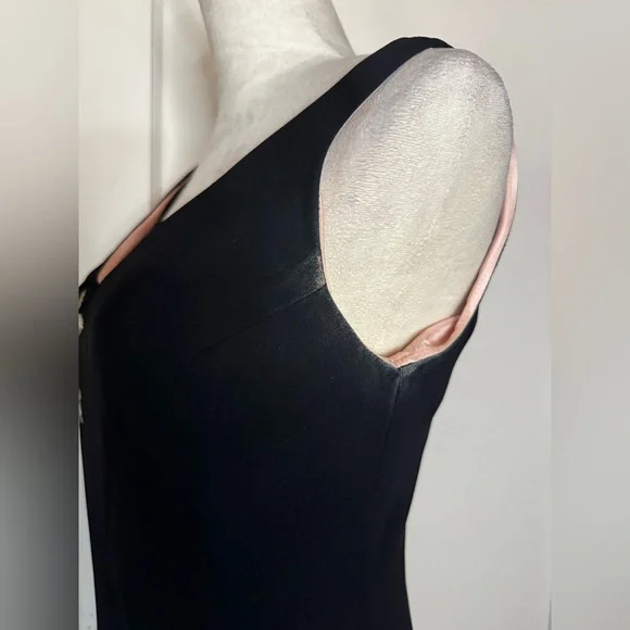 Vintage 90’s y2k Dainty Floral Midi Tulip Dress Gilmore Girls Lorelai Garden - Picture 8 of 13